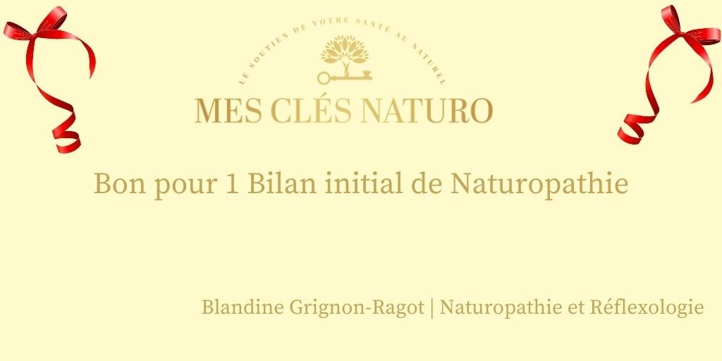 Mes Clés Naturo  Bilan initial de Naturopathie (1h30 + 30 min)